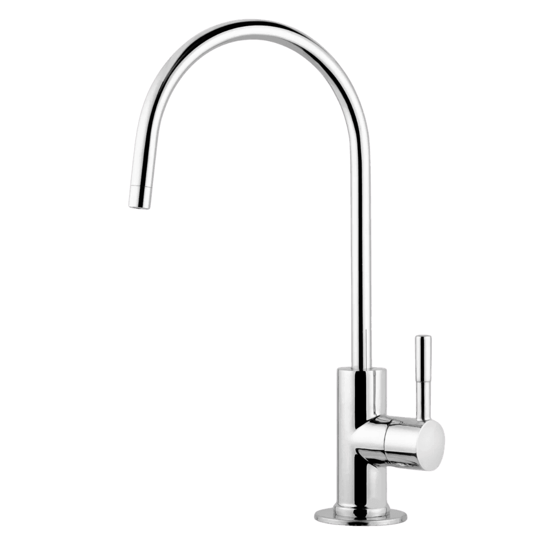 Chrome drinking water faucet
